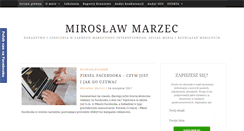 Desktop Screenshot of mirekmarzec.com