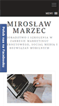Mobile Screenshot of mirekmarzec.com