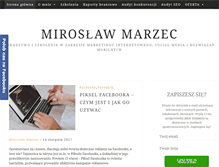 Tablet Screenshot of mirekmarzec.com